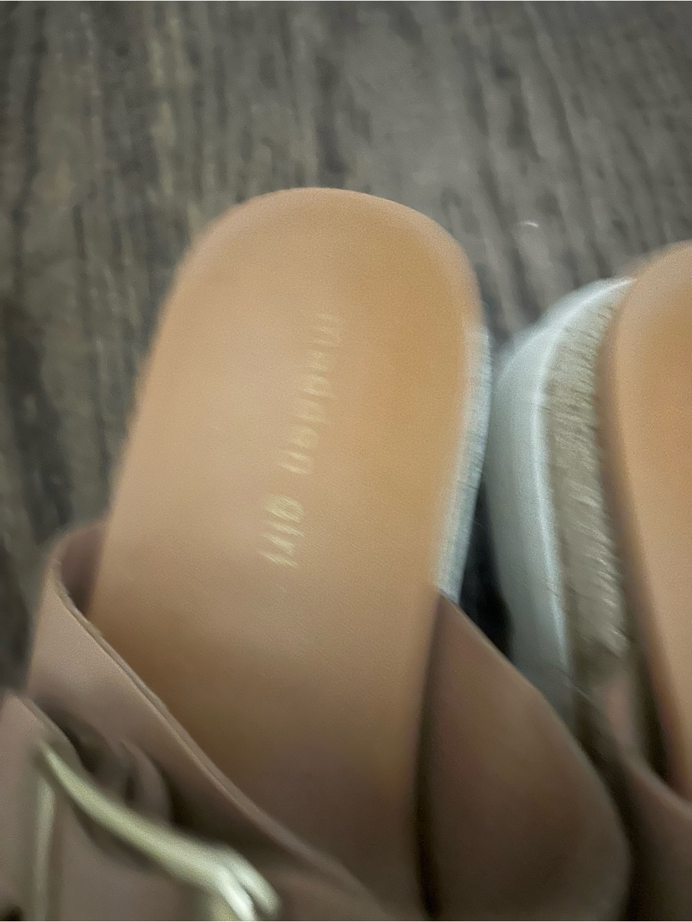 Madden Girl Tan Double-Buckle Platform Sandals - Picture 4 of 5